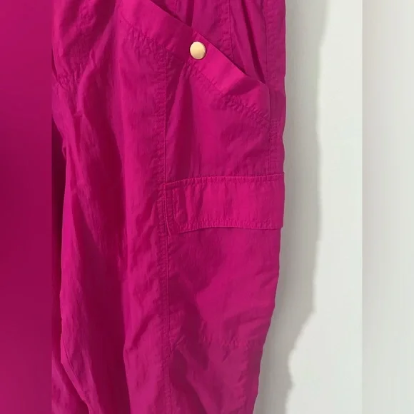 Athleta x Alicia Keys High-Waist Parachute Cargo Pants Size 8 Oversized Baggy
